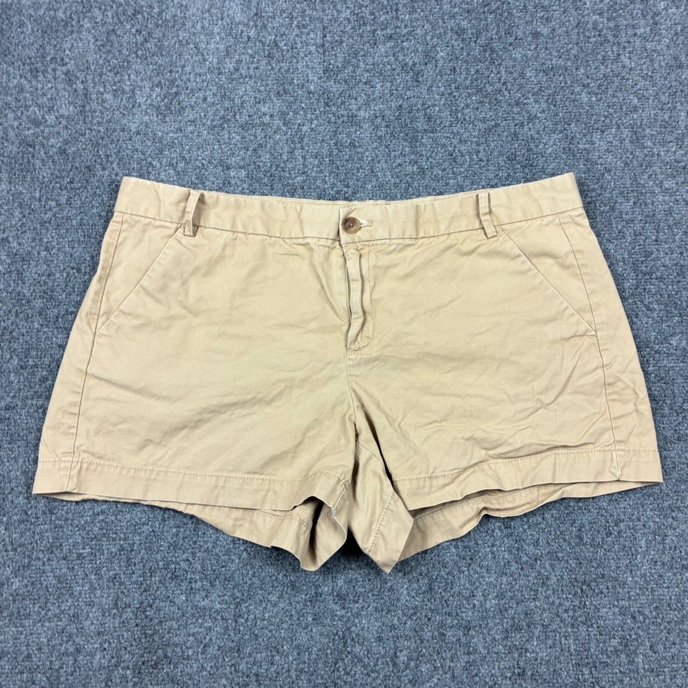 Gap Khakis Sunkissed Shorts Womens 16 W38 Tan Beige Chino Cotton Casual Summer